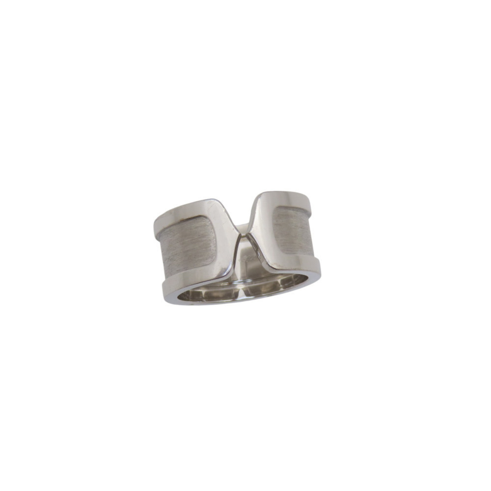 Cartier C2 LM 750WG Ring, 18K White Gold, Size #50, Jewelry 0050CARTIER